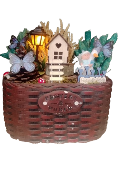 Seramik Saksıda Erkek Bebek