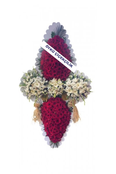 Ultra Lüx Kırmızı Çelenk